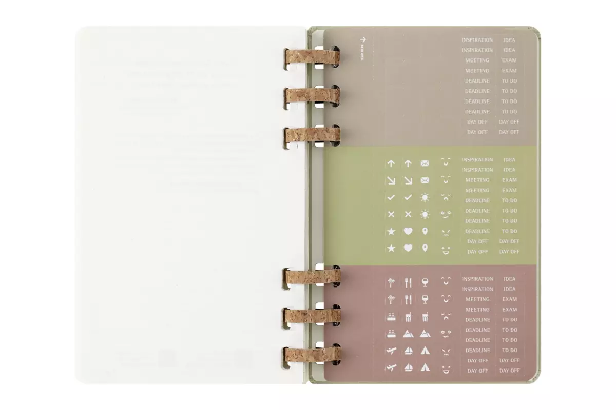 Een Moleskine 2025 12M Weekly/Monthly Life Spiral Planner Hardcover Large Crush Kiwi koop je bij Moleskine.nl