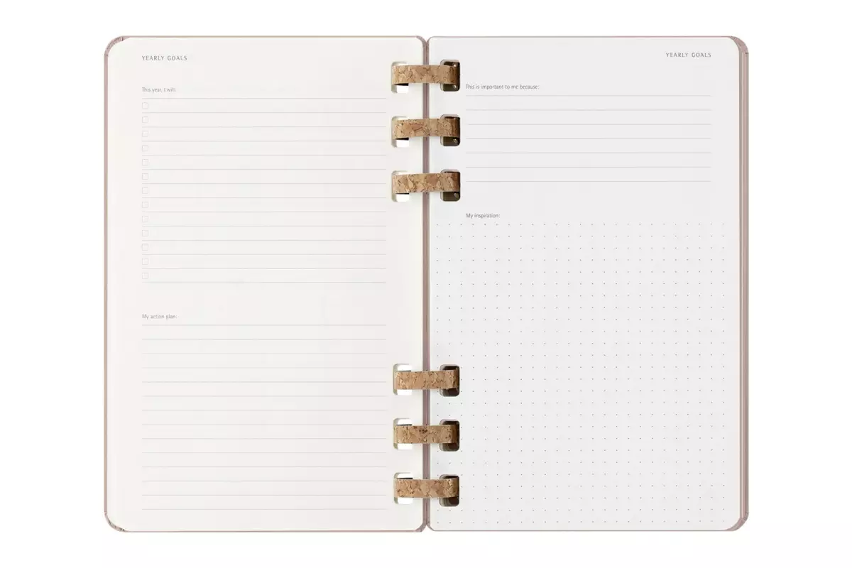 Een Moleskine 2025 12M Weekly/Monthly Life Spiral Planner Hardcover Large Crush Almond koop je bij Moleskine.nl