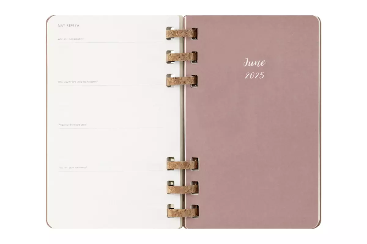 Een Moleskine 2025 12M Weekly/Monthly Life Spiral Planner Hardcover Large Crush Almond koop je bij Moleskine.nl