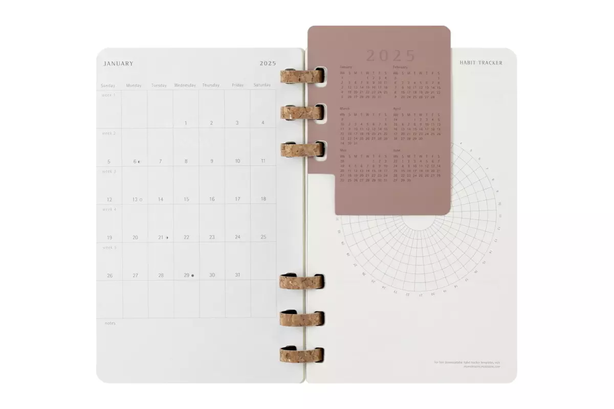 Een Moleskine 2025 12M Weekly/Monthly Life Spiral Planner Softcover Large Black koop je bij Moleskine.nl