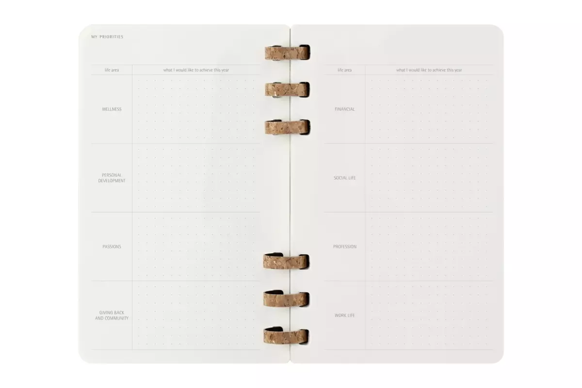 Een Moleskine 2025 12M Weekly/Monthly Life Spiral Planner Softcover Large Black koop je bij Moleskine.nl