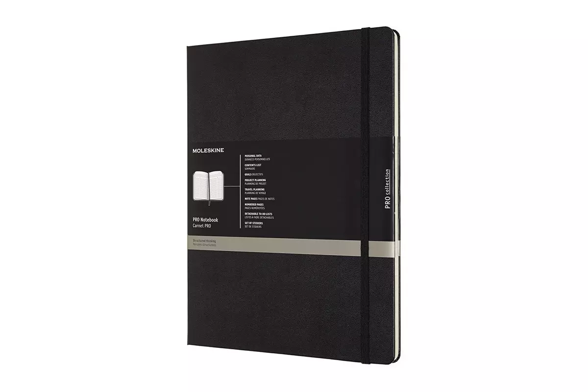 Een Moleskine Pro Collection Notebook XXL Hardcover Black koop je bij Moleskine.nl