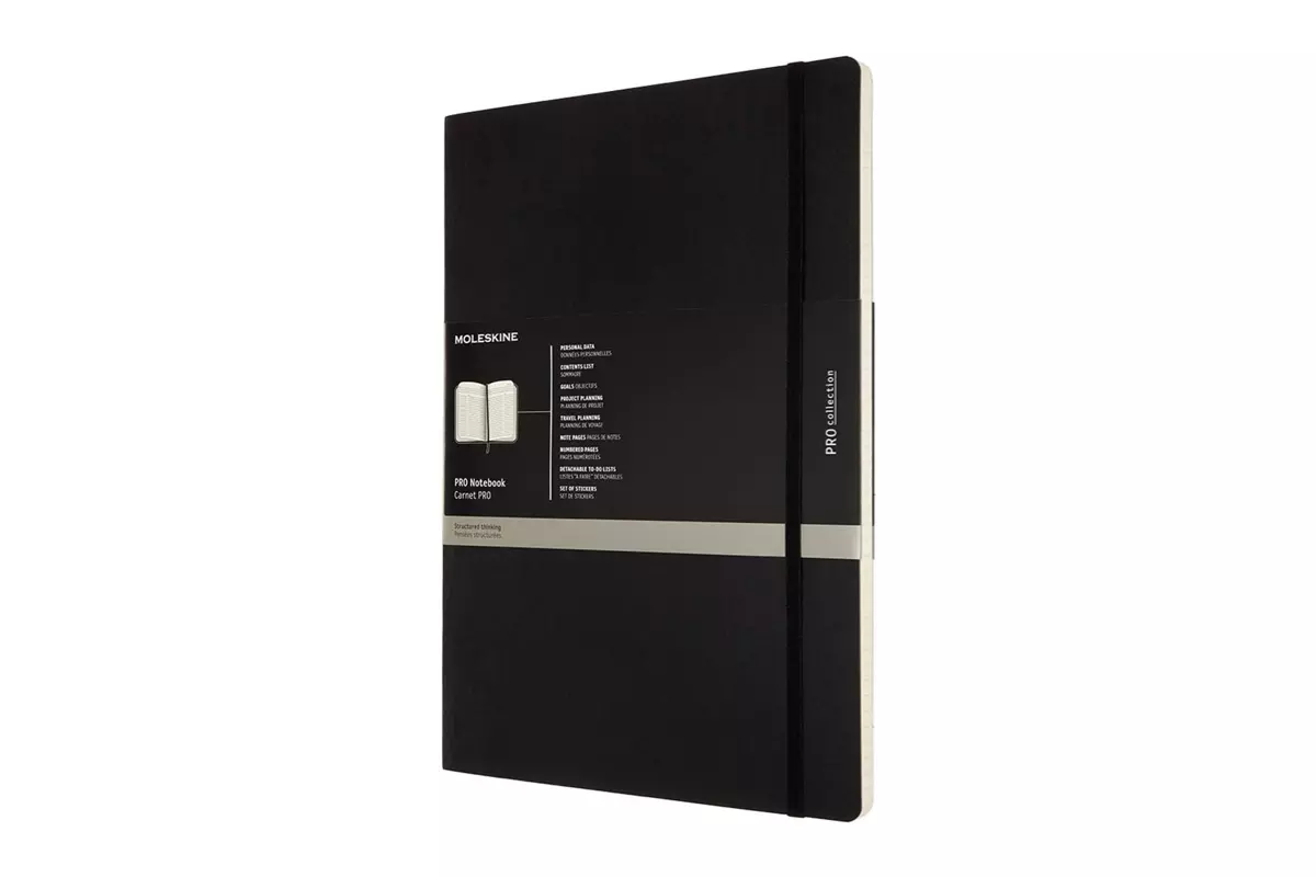 Een Moleskine Pro Collection Notebook XXL Softcover Black koop je bij Moleskine.nl