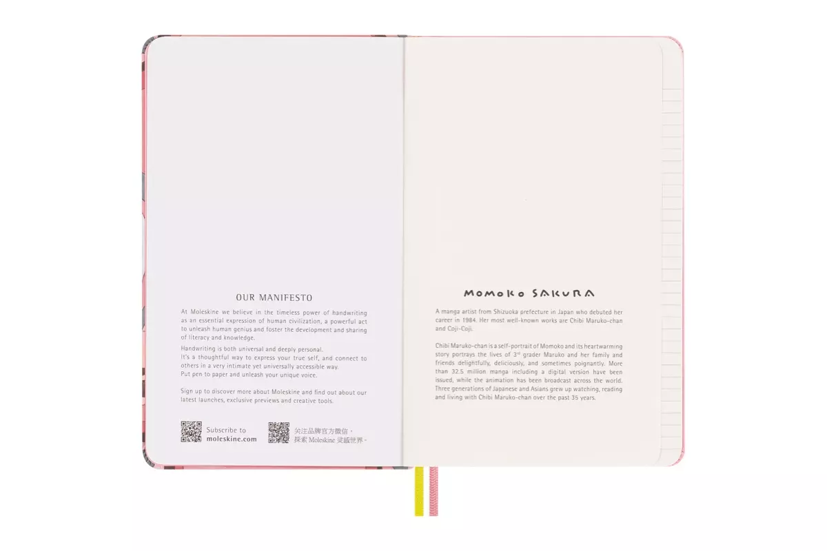 Een Moleskine Sakura Gift Set Momoko Ruled & Plain Hardcover Notebooks Large and Pouch koop je bij Moleskine.nl