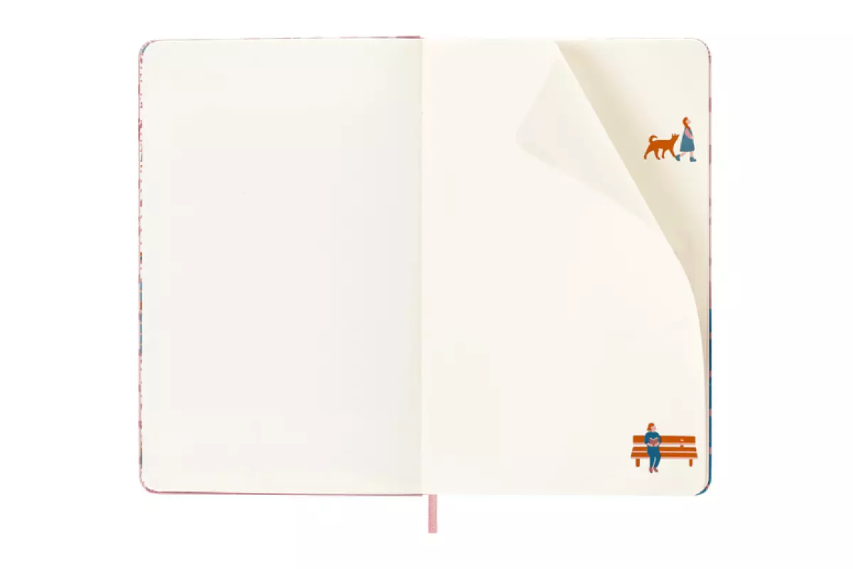 Een Moleskine Limited Edition Sakura Notebook Plain Hardcover Large - "Bench" koop je bij Moleskine.nl