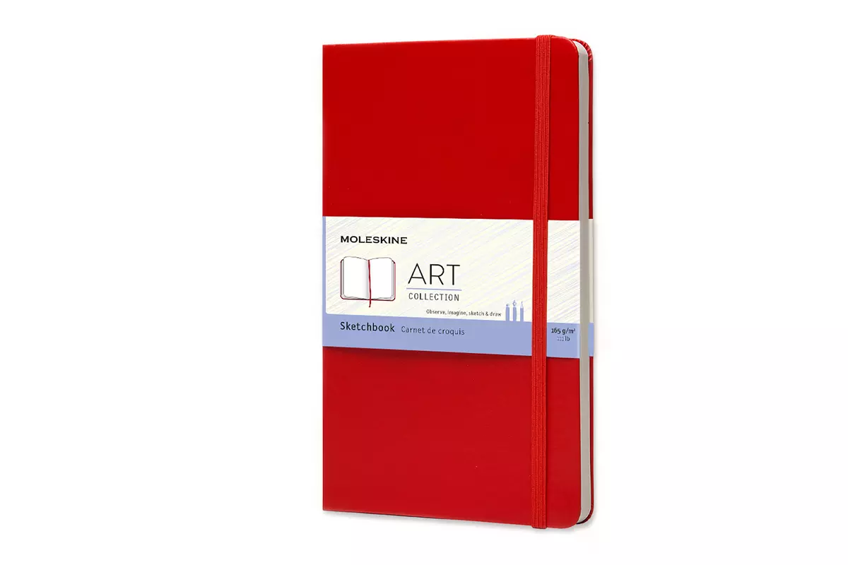 Een Moleskine Sketchbook Large Red koop je bij Moleskine.nl