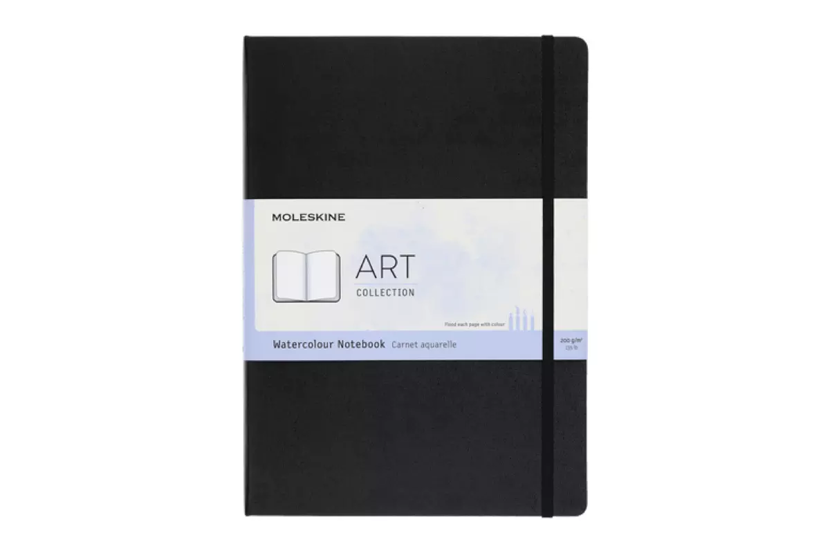 Een Moleskine Art Collection Watercolour Notebook A4 Black koop je bij Moleskine.nl