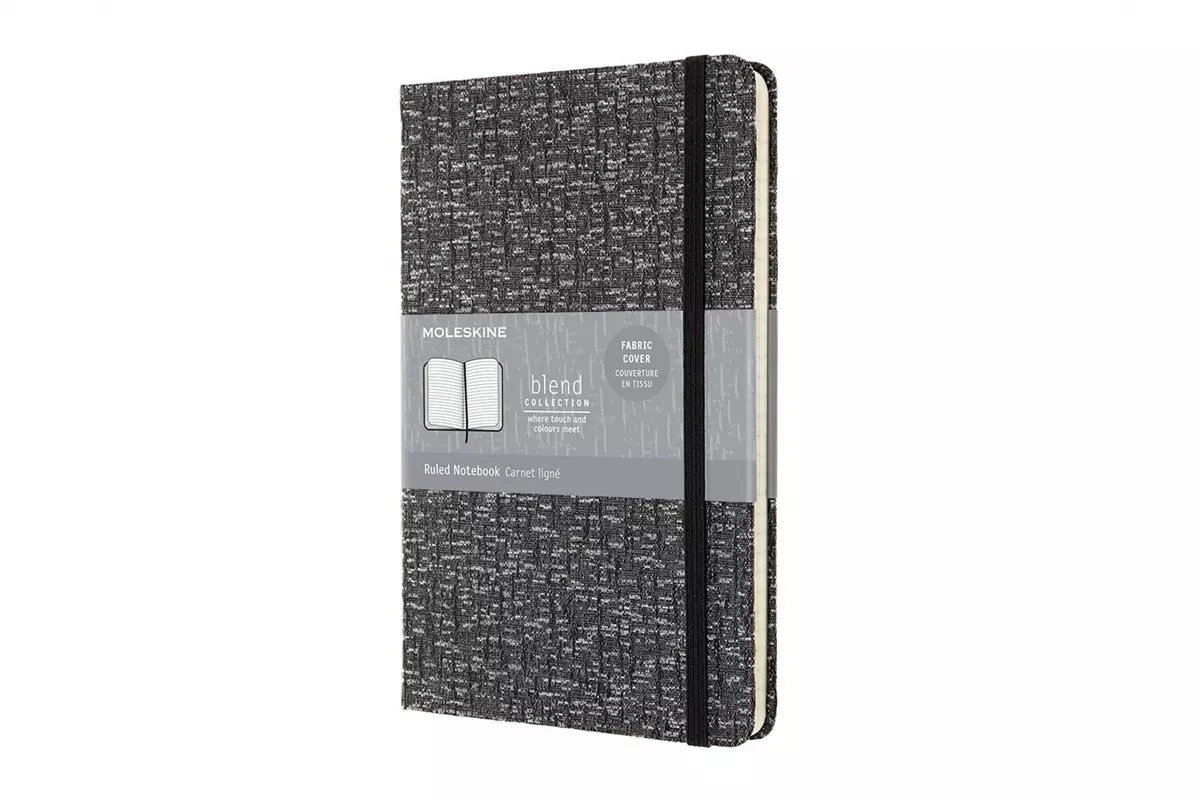 Een Moleskine Limited Blend Notebook Ruled Hardcover Large Black koop je bij Moleskine.nl