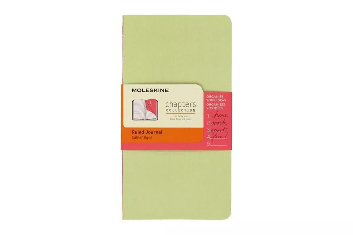 Een Moleskine Chapter Collection Journal Ruled Softcover Pocket Mint Green koop je bij Moleskine.nl