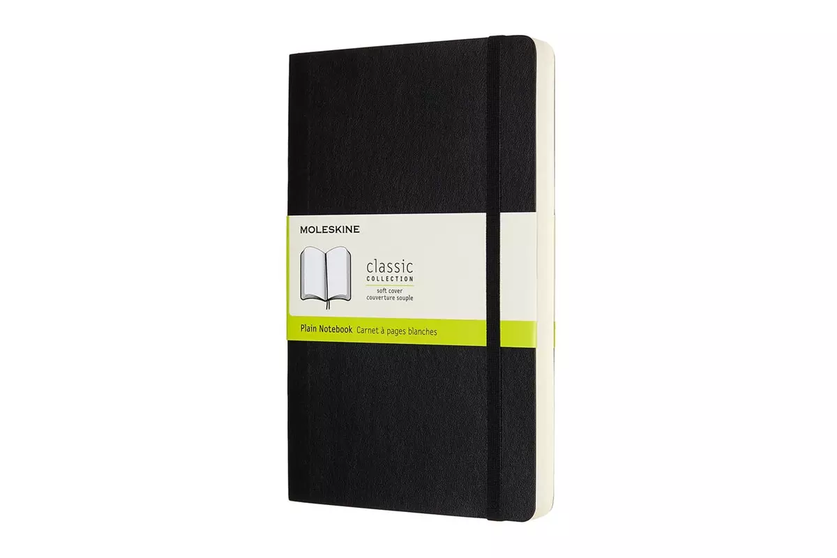 Een Moleskine Plain Soft Cover Notebook Expanded Black koop je bij Moleskine.nl