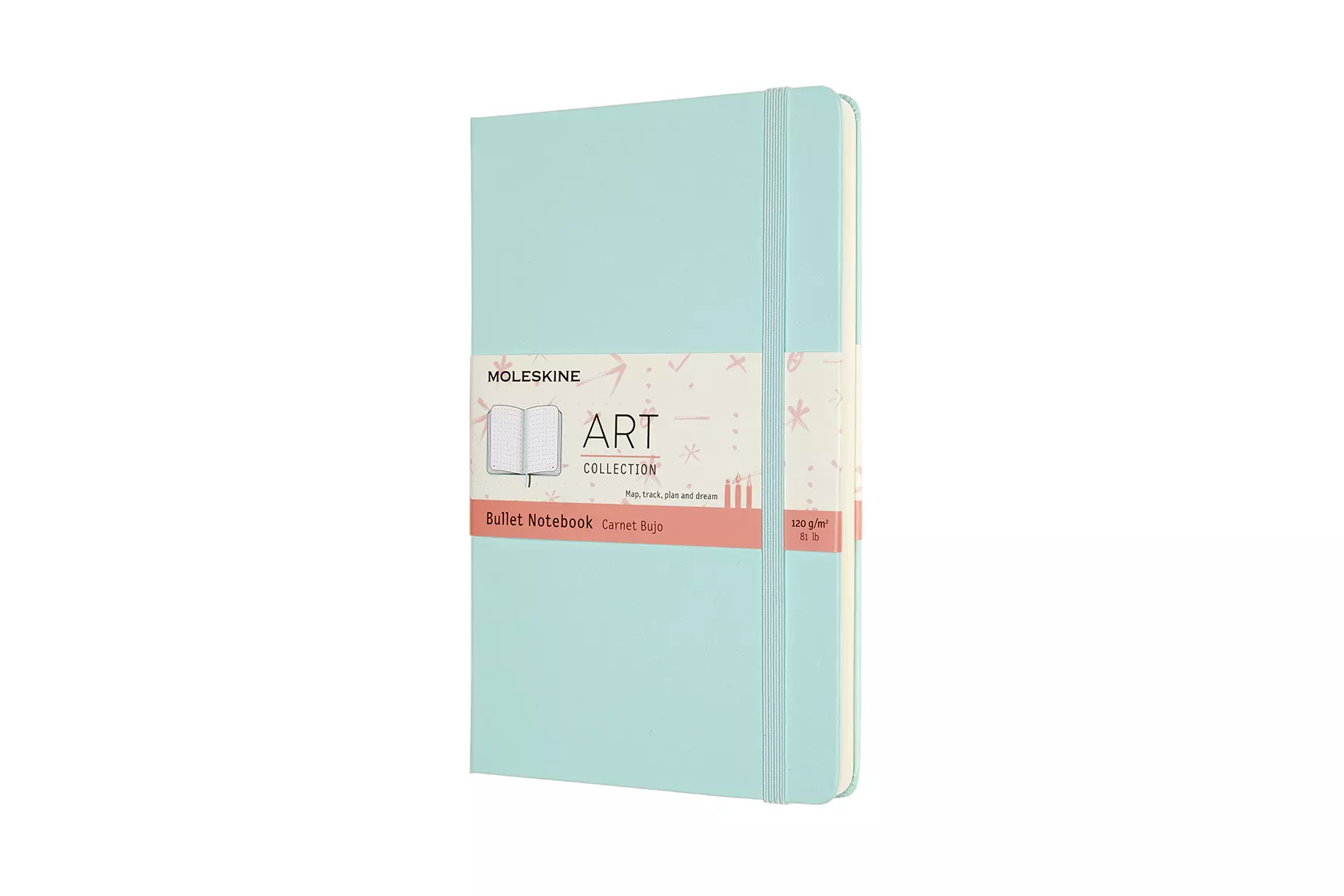 Een Moleskine Art Bullet Notebook Large Aquamarine koop je bij Moleskine.nl