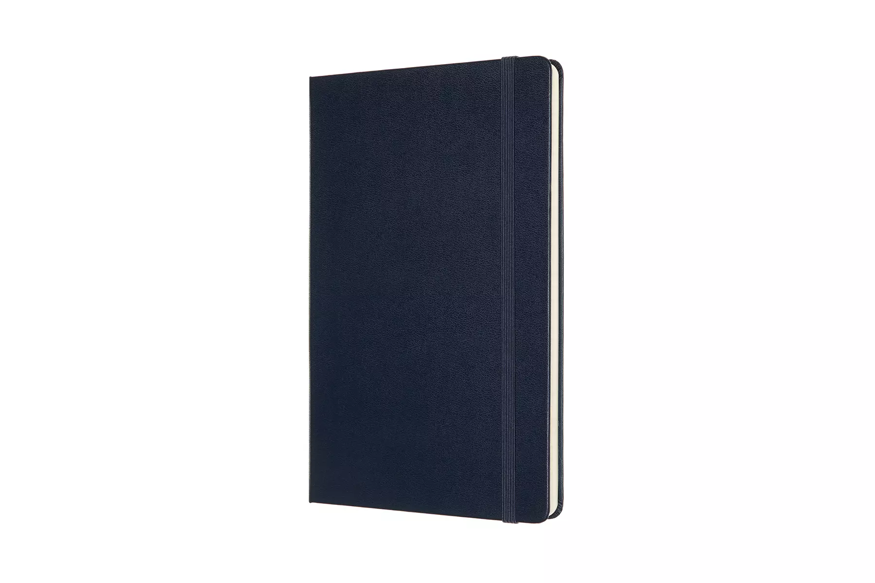 Een Moleskine Double Layout Ruled/Plain Hardcover Notebook Large Sapphire Blue koop je bij Moleskine.nl