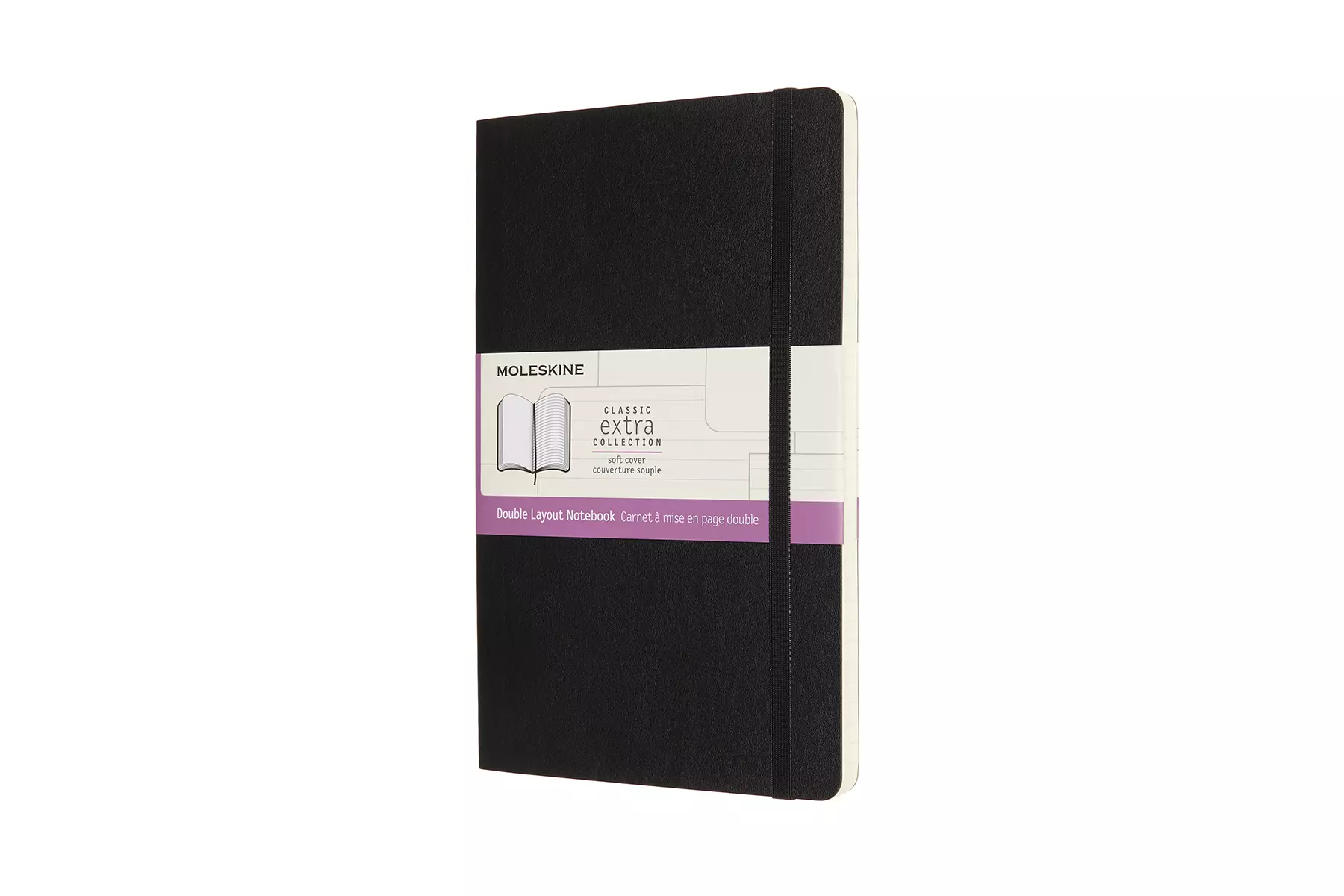 Een Moleskine Double Layout Softcover Notebook Large Black koop je bij Moleskine.nl