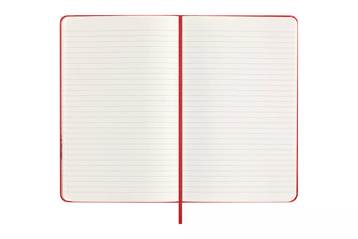 Een Moleskine x Anne Frank House Notebook Ruled Hardcover Large Coral Red koop je bij Moleskine.nl