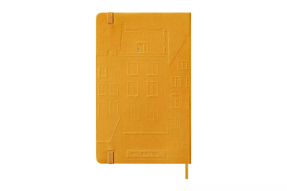 Een Moleskine x Anne Frank House Notebook Ruled Hardcover Large Mustard Yellow koop je bij Moleskine.nl