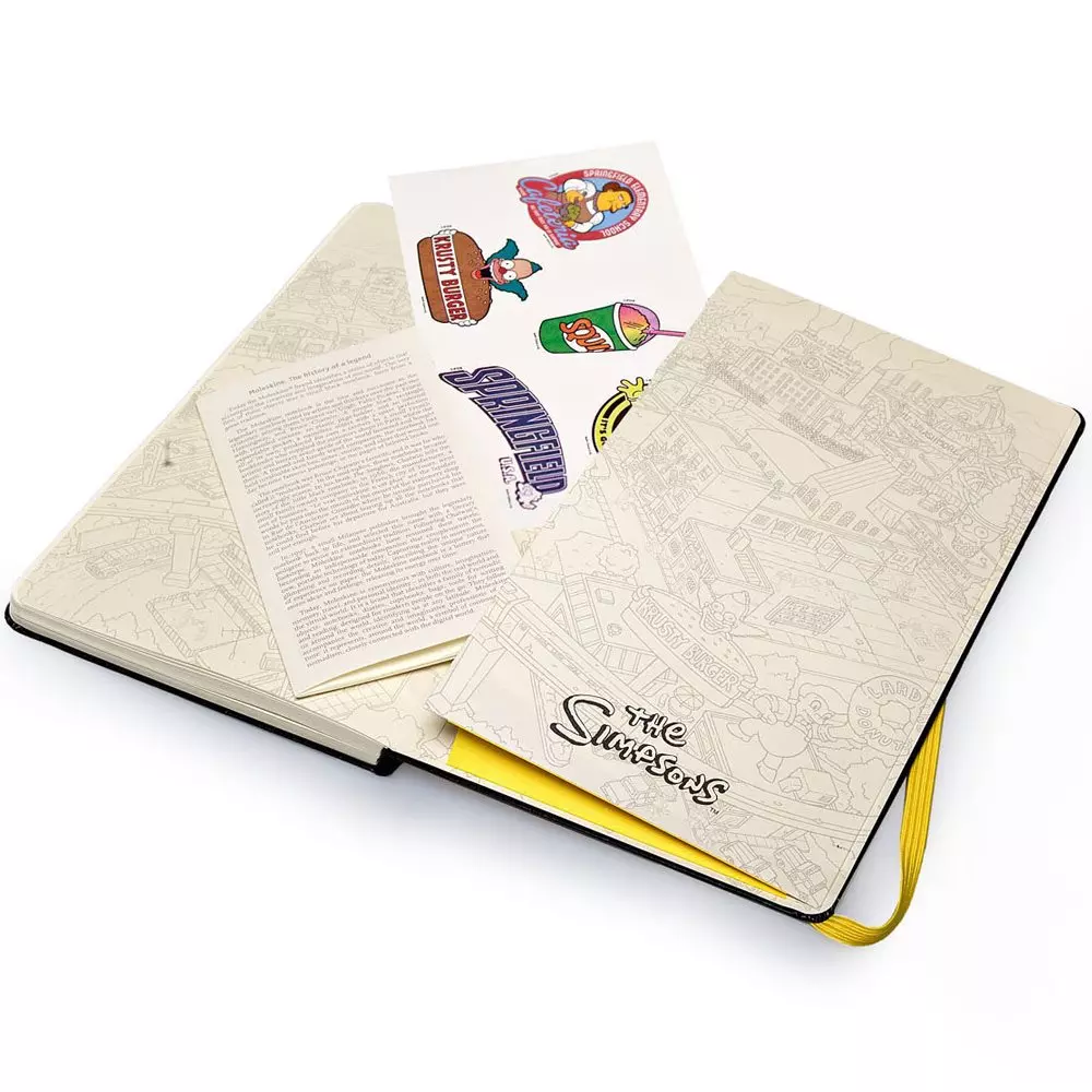 Een Moleskine Limited Edition The Simpsons Notebook Plain Large Hardcover Black koop je bij Moleskine.nl