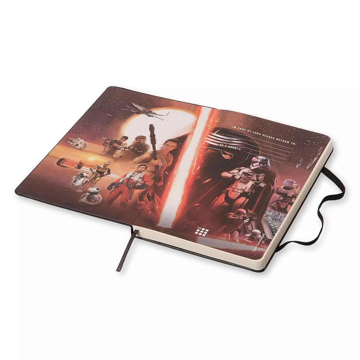 Een Moleskine Star Wars Lead Villain Notebook Ruled Hardcover Large Black (LE) koop je bij Moleskine.nl