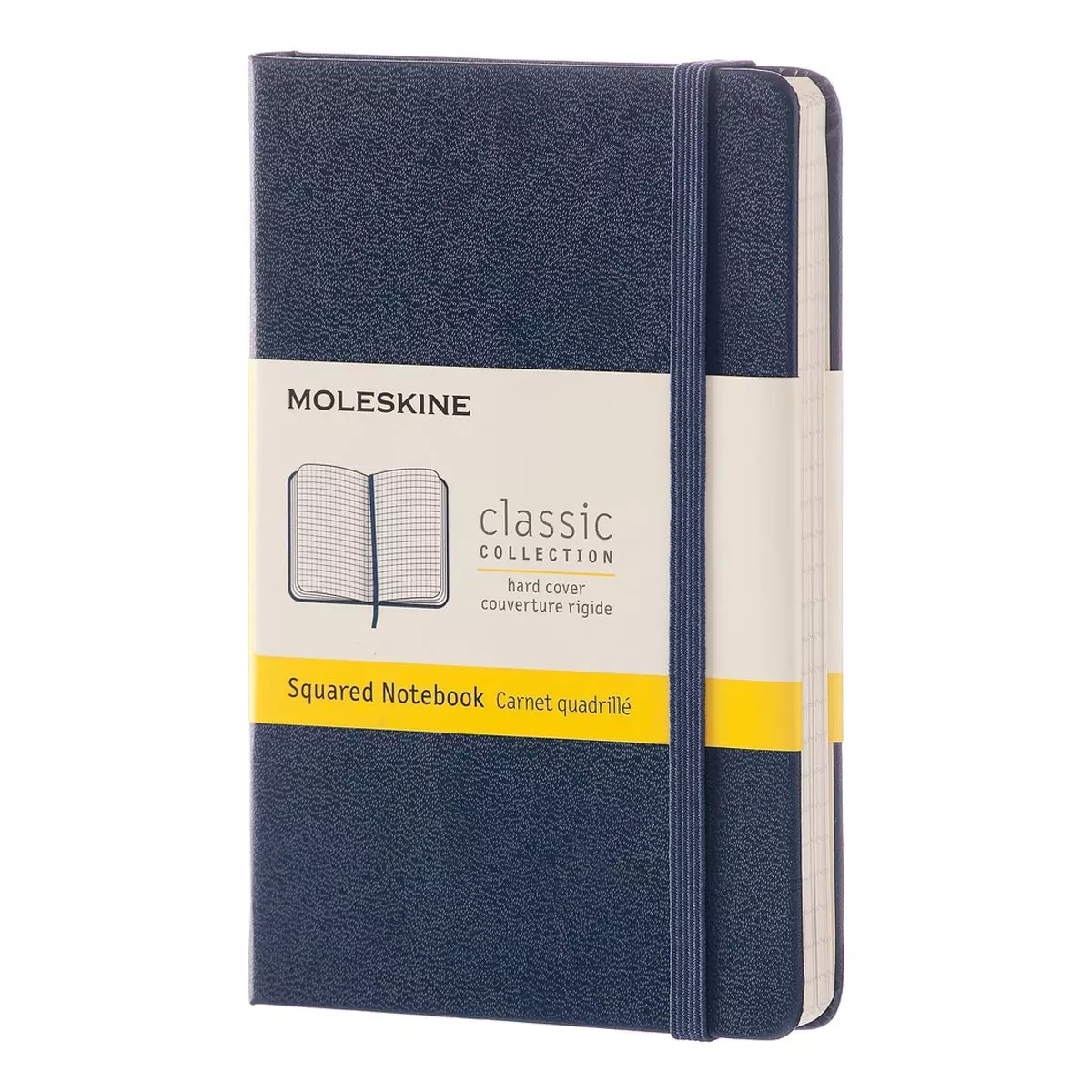 Een Moleskine Classic Squared Hardcover Notebook Pocket Sapphire Blue koop je bij Moleskine.nl