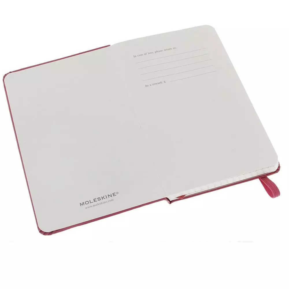 Een Moleskine Classic Squared Hardcover Notebook Pocket Pink koop je bij Moleskine.nl