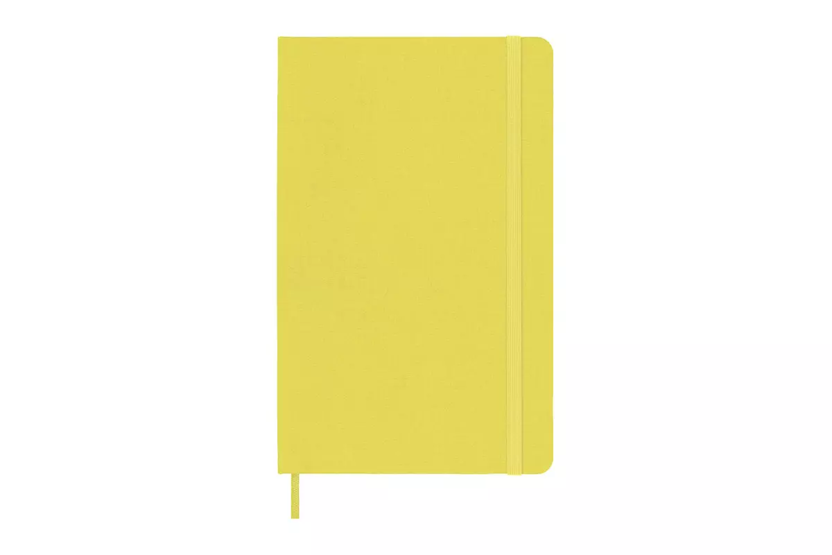 Een Moleskine Silk Ruled Hardcover Notebook Large Hay Yellow koop je bij Moleskine.nl